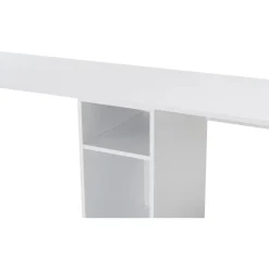 Twin skrivbord - Vit/guld