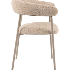 Töyen karmstol - Beige/creme