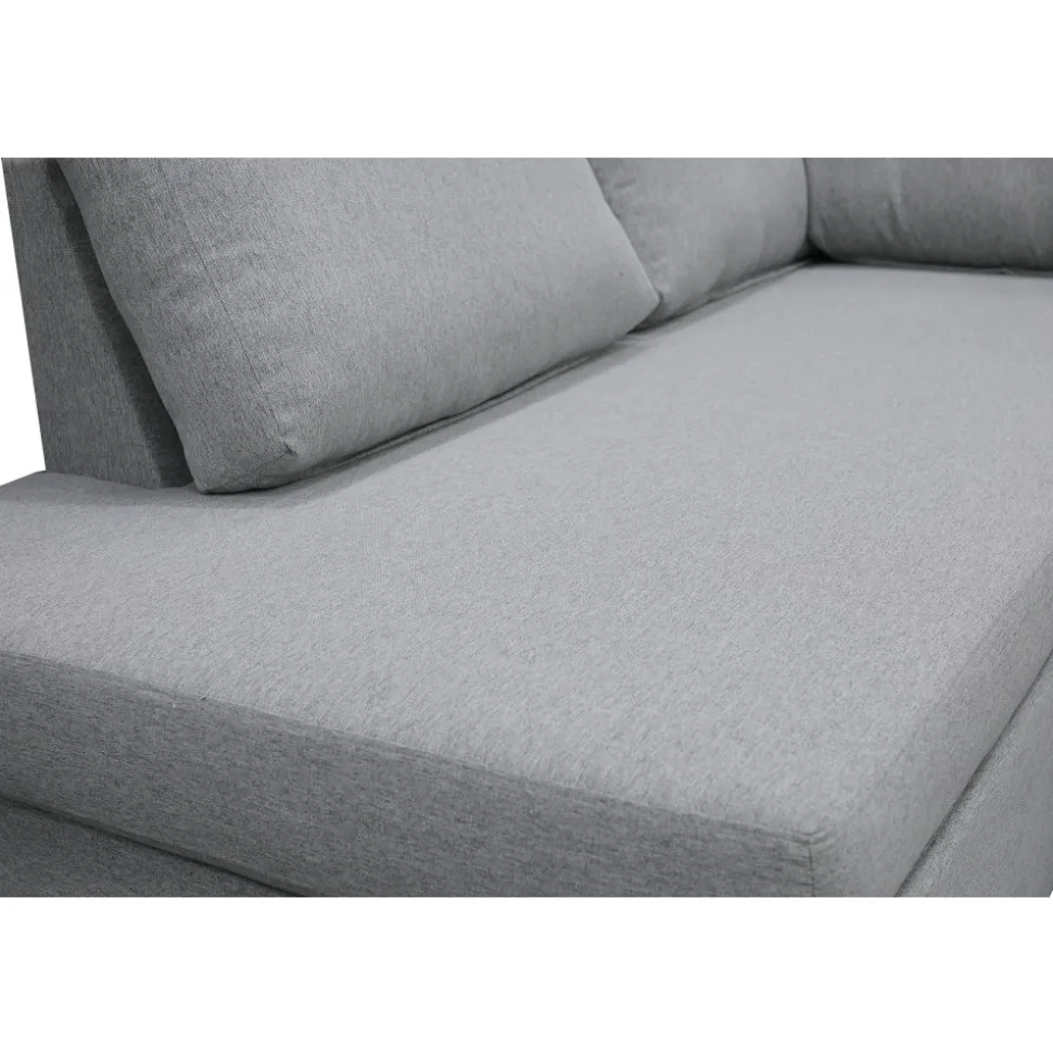 U-soffa med förvaring 367 cm grå