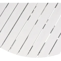 Utebord Ø130 cm vit - Holmsund + Rengöringsmedel för utemöbler