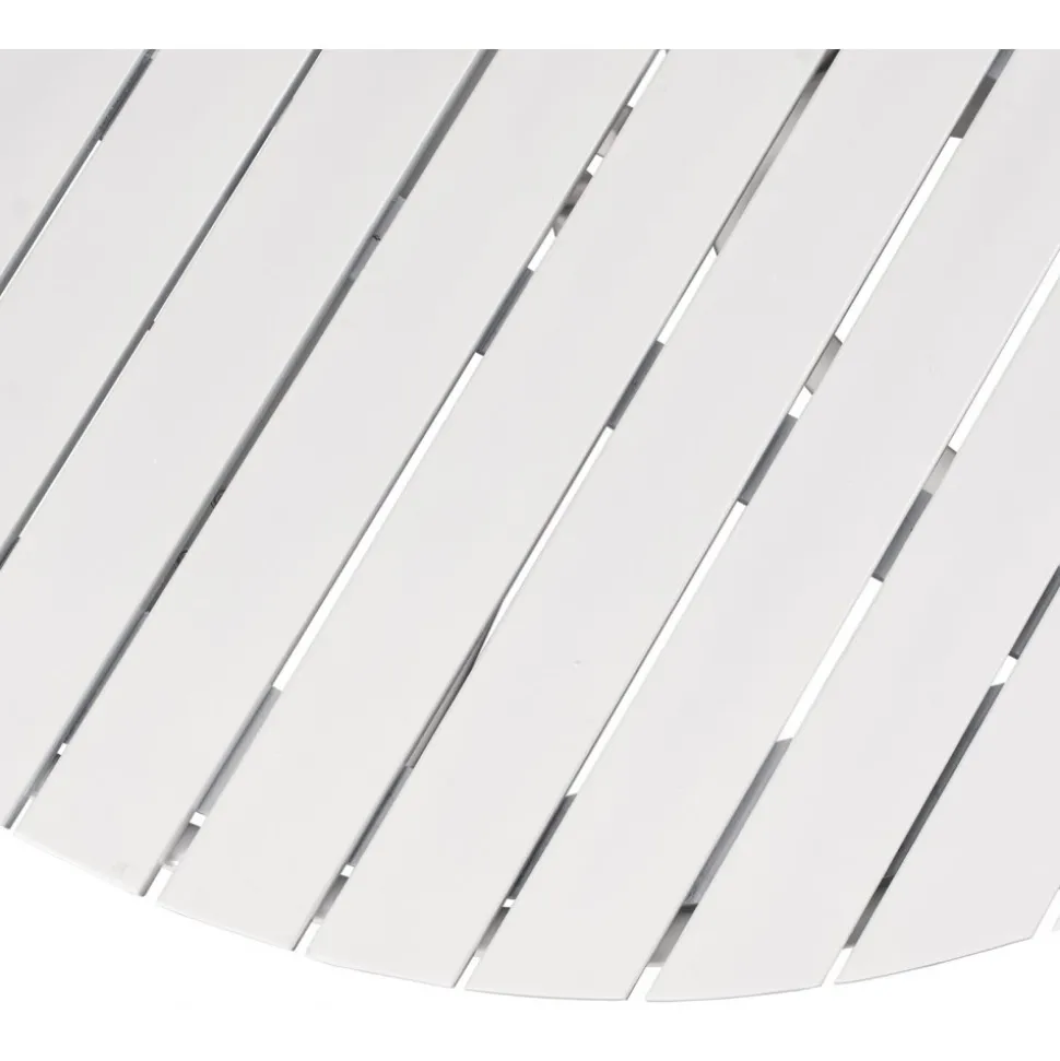 Utebord Ø130 cm vit - Holmsund + Rengöringsmedel för utemöbler