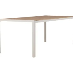 Utebord 205 x 90 cm beige / Teaklook - Copacabana + Rengöringsmedel för utemöbler