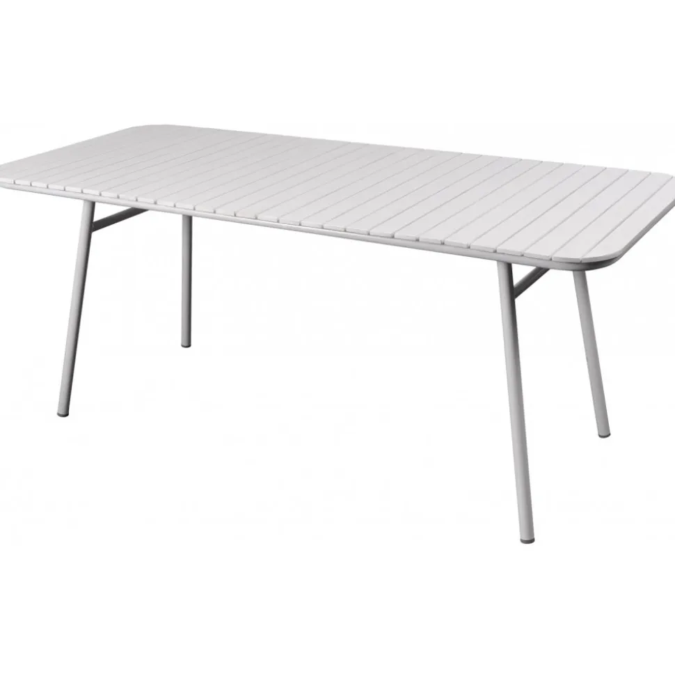 Utebord 180x80 cm vit - Holmsund + Rengöringsmedel för utemöbler