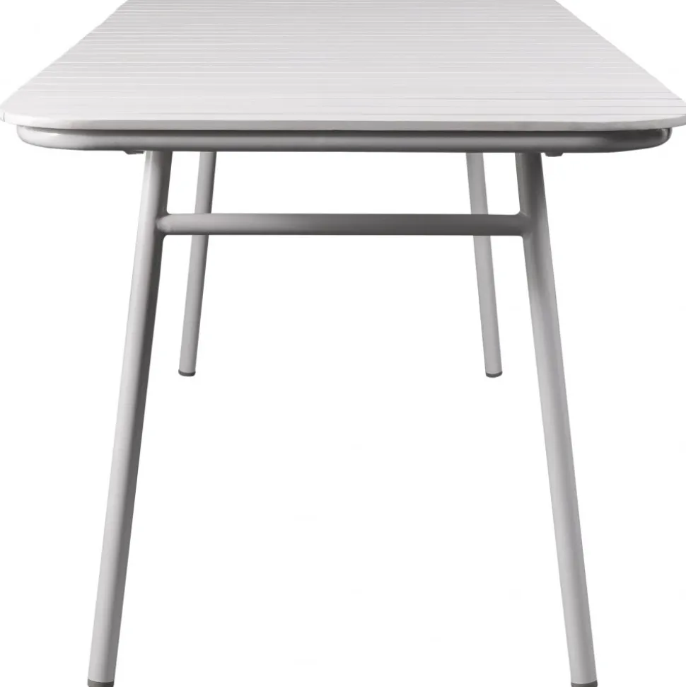 Utebord 180x80 cm vit - Holmsund + Rengöringsmedel för utemöbler