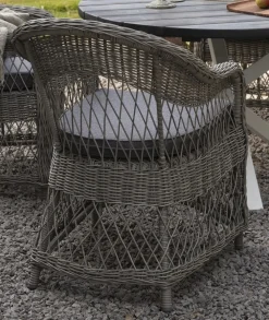 Utefåtölj grå/rotting - Marbella