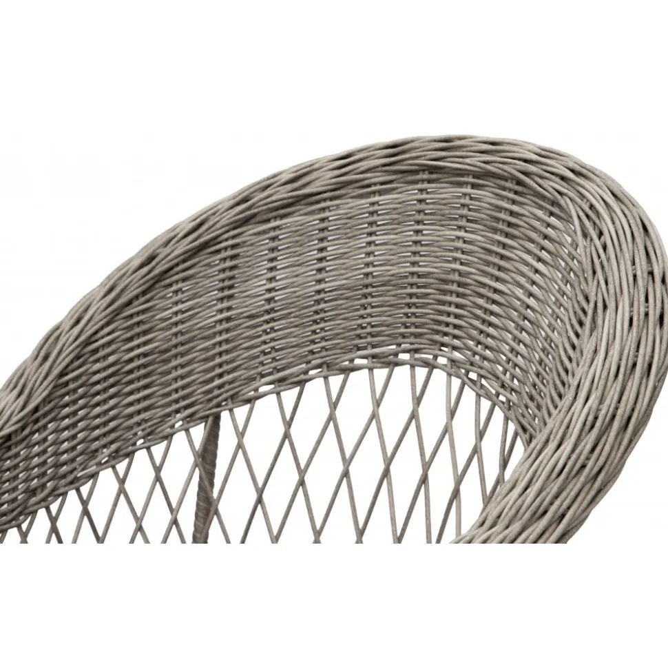 Utefåtölj grå/rotting - Marbella