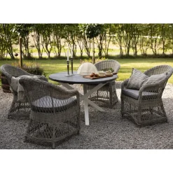 Utefåtölj grå/rotting - Marbella