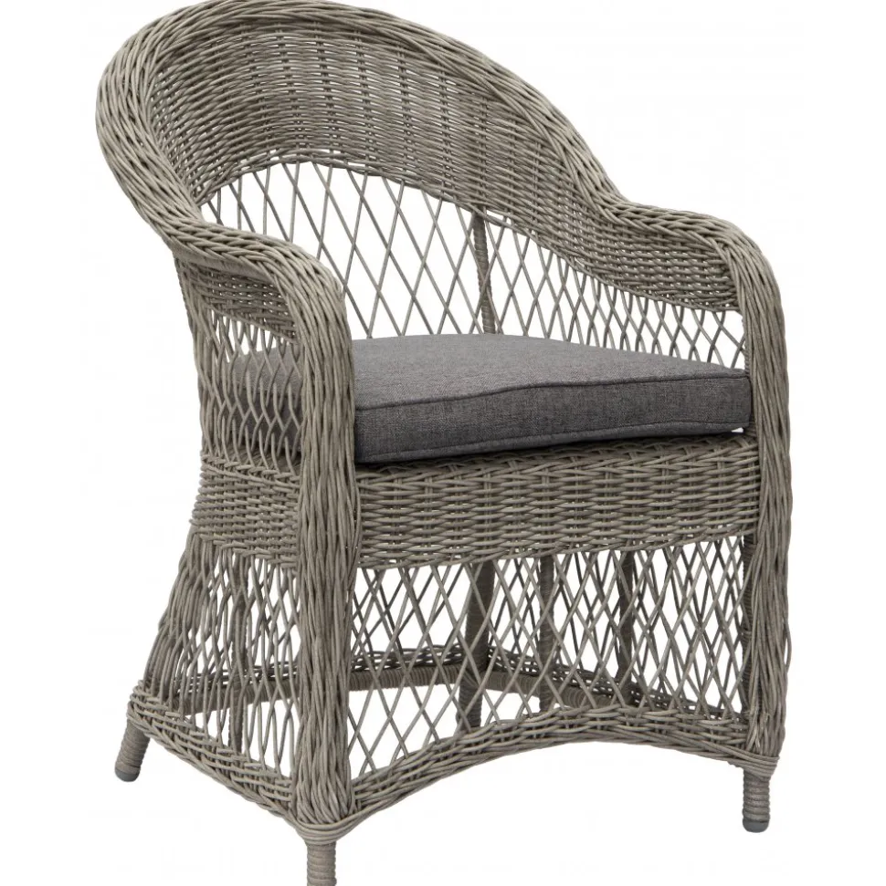 Utefåtölj grå/rotting - Marbella