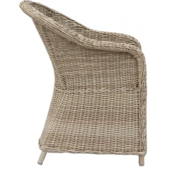 Utegrupp: 8 stolar och matbord 230 x 100 cm rotting - Menton/Mercury