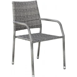 Utegrupp: 8 stolar och teakbord 210 x 90 cm