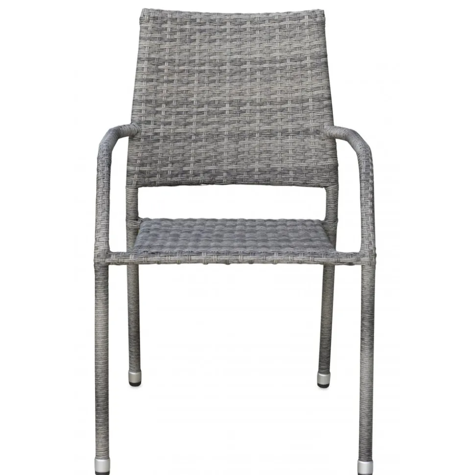 Utegrupp: 8 stolar och teakbord 210 x 90 cm