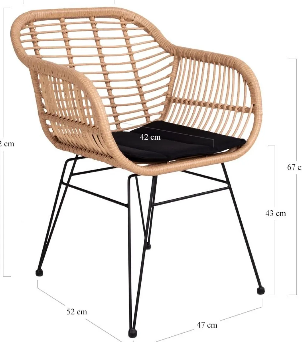 Utestol med dyna - Natur