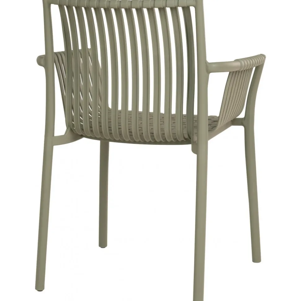 Utestol Stapelbar - Grön - Tulsa + Textilskydd för utemöbler