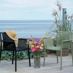 Utestol Stapelbar - Grön - Tulsa + Rengöringsmedel för utemöbler