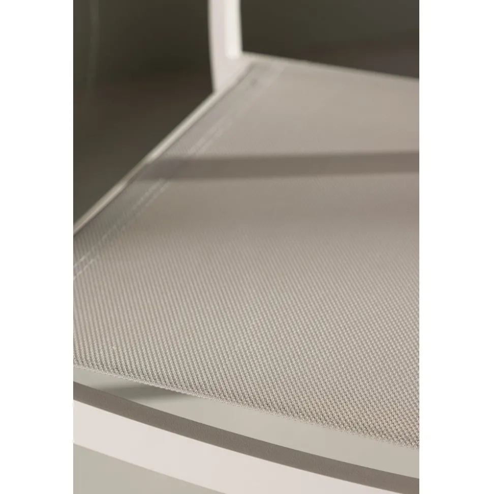 Utestol stapelbar beige - Copacabana + Textilskydd för utemöbler