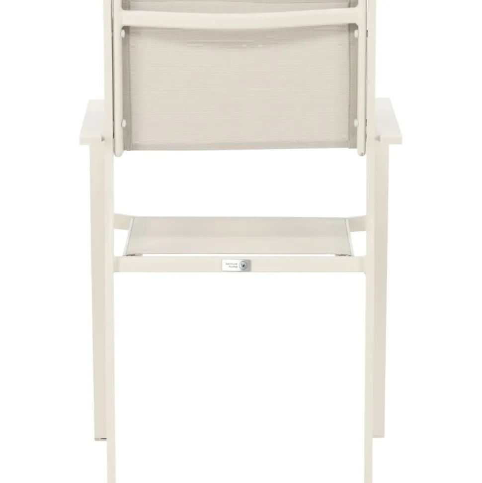 Utestol stapelbar beige - Copacabana + Textilskydd för utemöbler