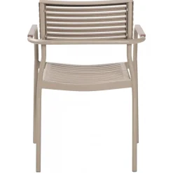 Utestol stapelbar beige - Pino + Rengöringsmedel för utemöbler