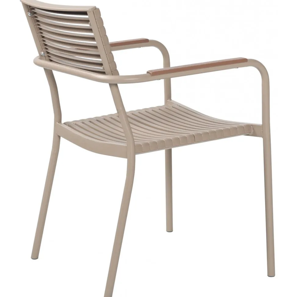 Utestol stapelbar beige - Pino + Textilskydd för utemöbler