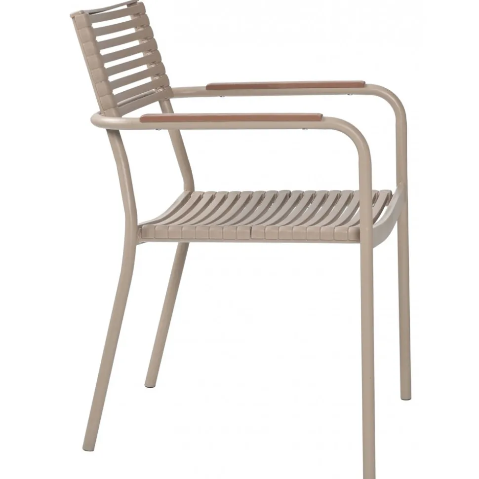 Utestol stapelbar beige - Pino