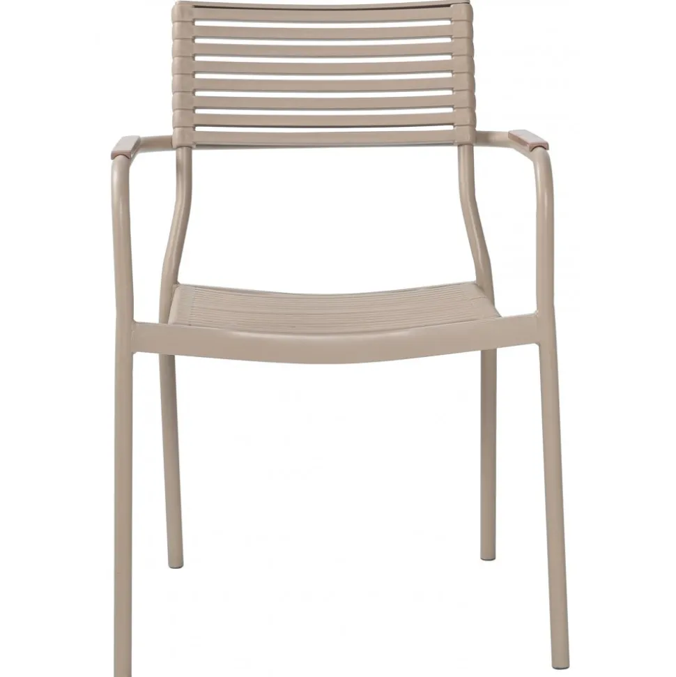 Utestol stapelbar beige - Pino