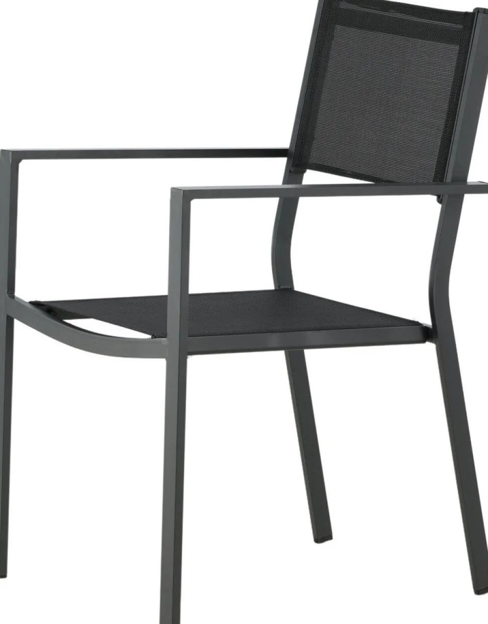 Utestol stapelbar svart - Copacabana + Rengöringsmedel för utemöbler