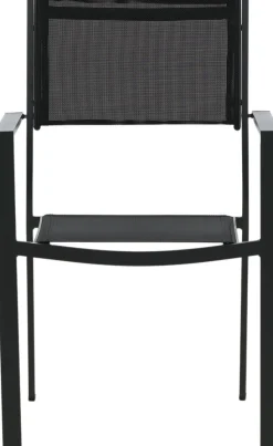 Utestol stapelbar svart - Copacabana