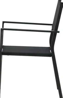 Utestol stapelbar svart - Copacabana