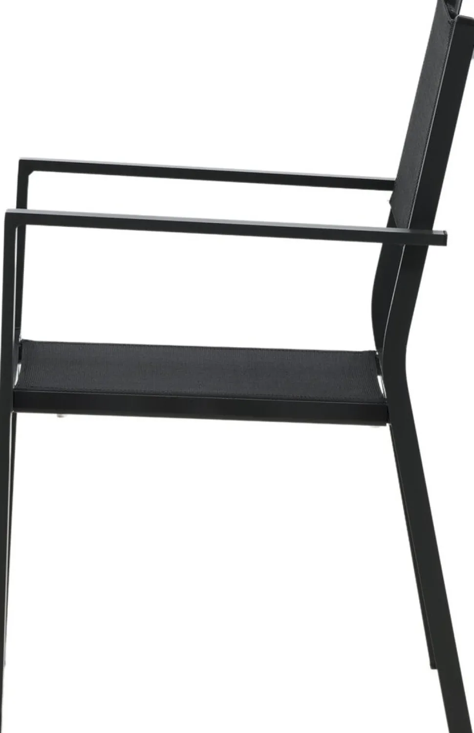 Utestol stapelbar svart - Copacabana
