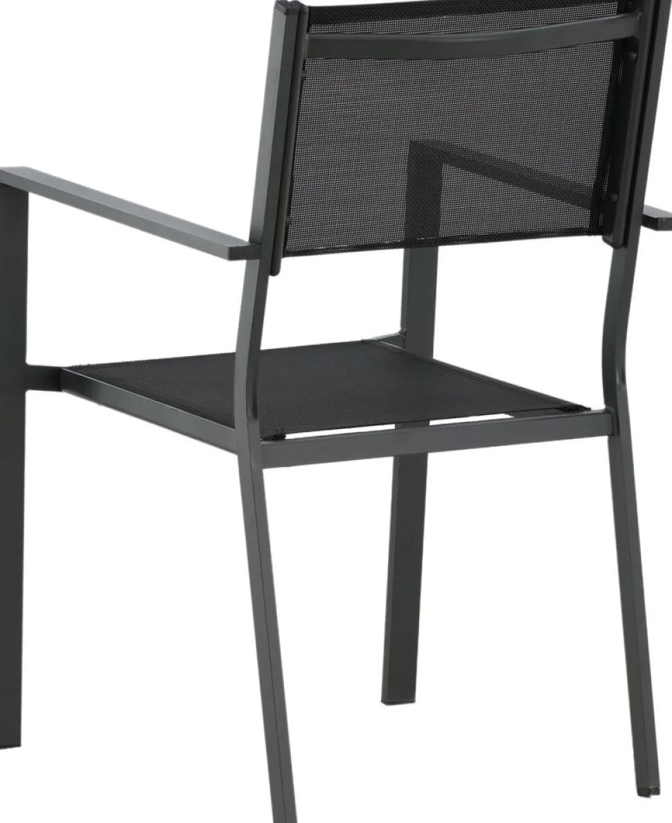 Utestol stapelbar svart - Copacabana