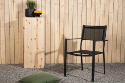 Utestol stapelbar svart - Copacabana