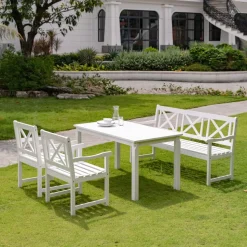 Utestol vit Bohus + Fläckborttagare för möbler