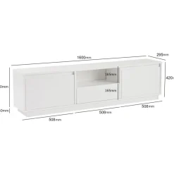 Vanguard TV-bänk - Vit