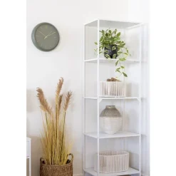 Vas 30,5 cm hög - Vit/grön