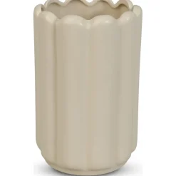 Vas Ribb H23 cm - Beige