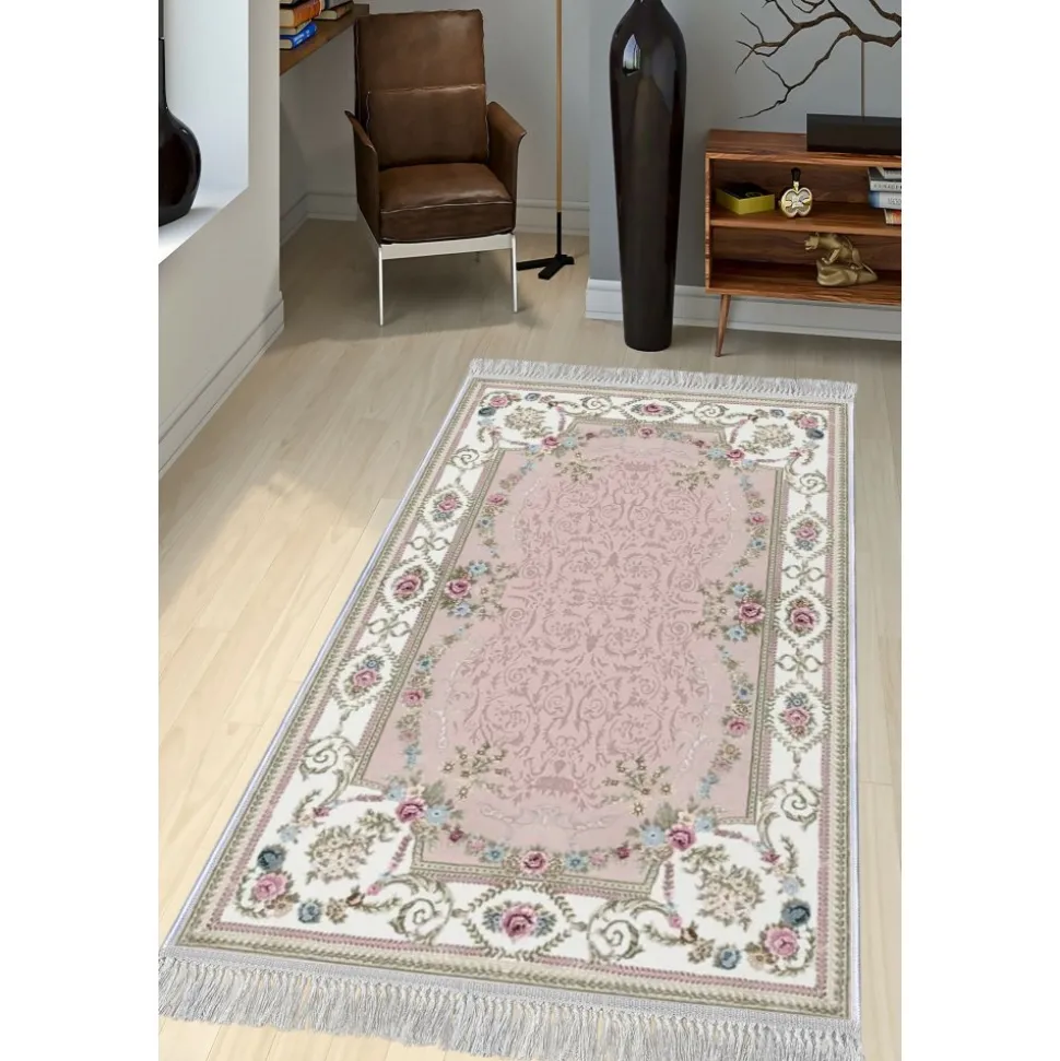 Veluro 1800 matta - Vit/rosa