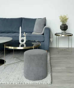 Venezia Soffbord 48 x 48 cm - Mässing/glas