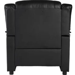 Vera fåtölj i svart PU + Möbelvård Läderskydd