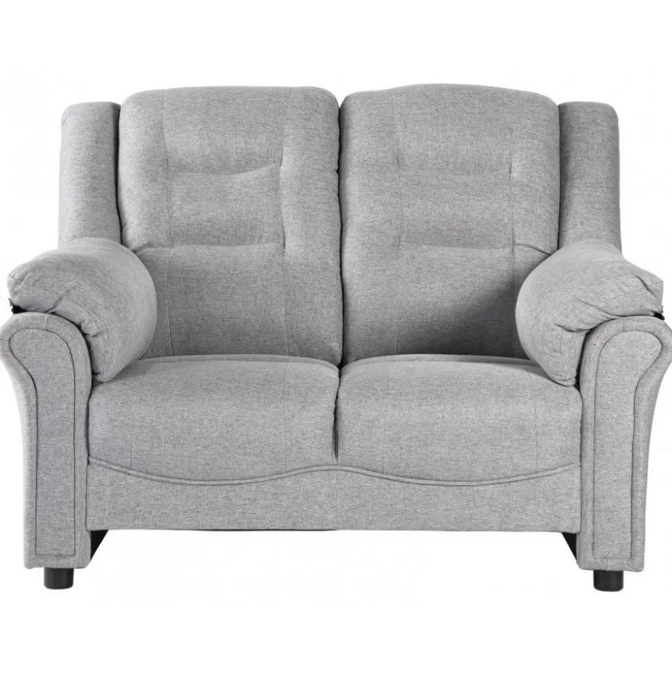 Vera 2-sits soffa i grått tyg