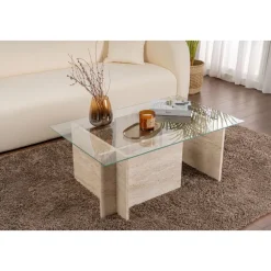 Vetrino soffbord - Travertin