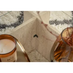 Vetrino soffbord - Travertin/marmor