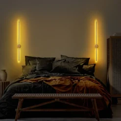 Vägglampa Glavo - Guld