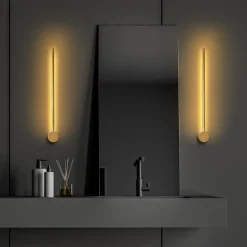 Vägglampa Glavo - Guld