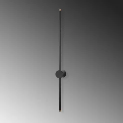 Vägglampa Glavo - Svart - 91 cm