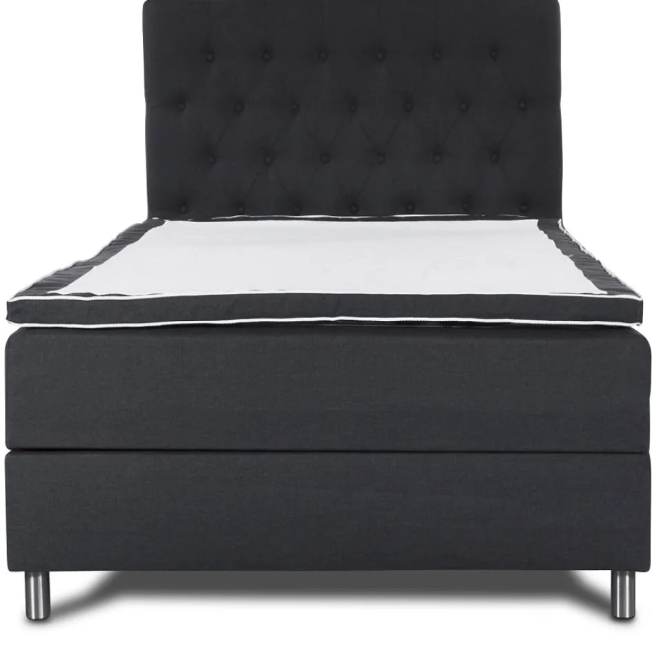 Viking Boxbed 120x200cm (valfri färg) + Möbeltassar