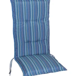 Vinge positionsdyna till positionsstol och hammock - Blå/Ljusblå (Randig)