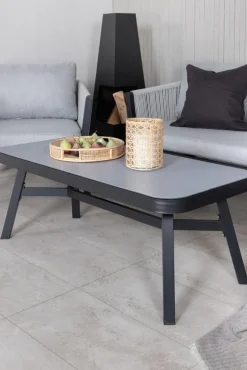 Virya soffgrupp - Svart/Grå + Rengöringsmedel för utemöbler