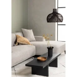 Viskan divansoffa - Svart/Ljusgrå