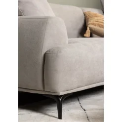 Viskan divansoffa - Svart/Ljusgrå