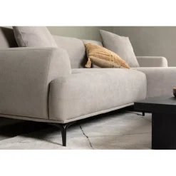 Viskan divansoffa - Svart/Ljusgrå