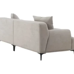 Viskan divansoffa - Svart/Ljusgrå